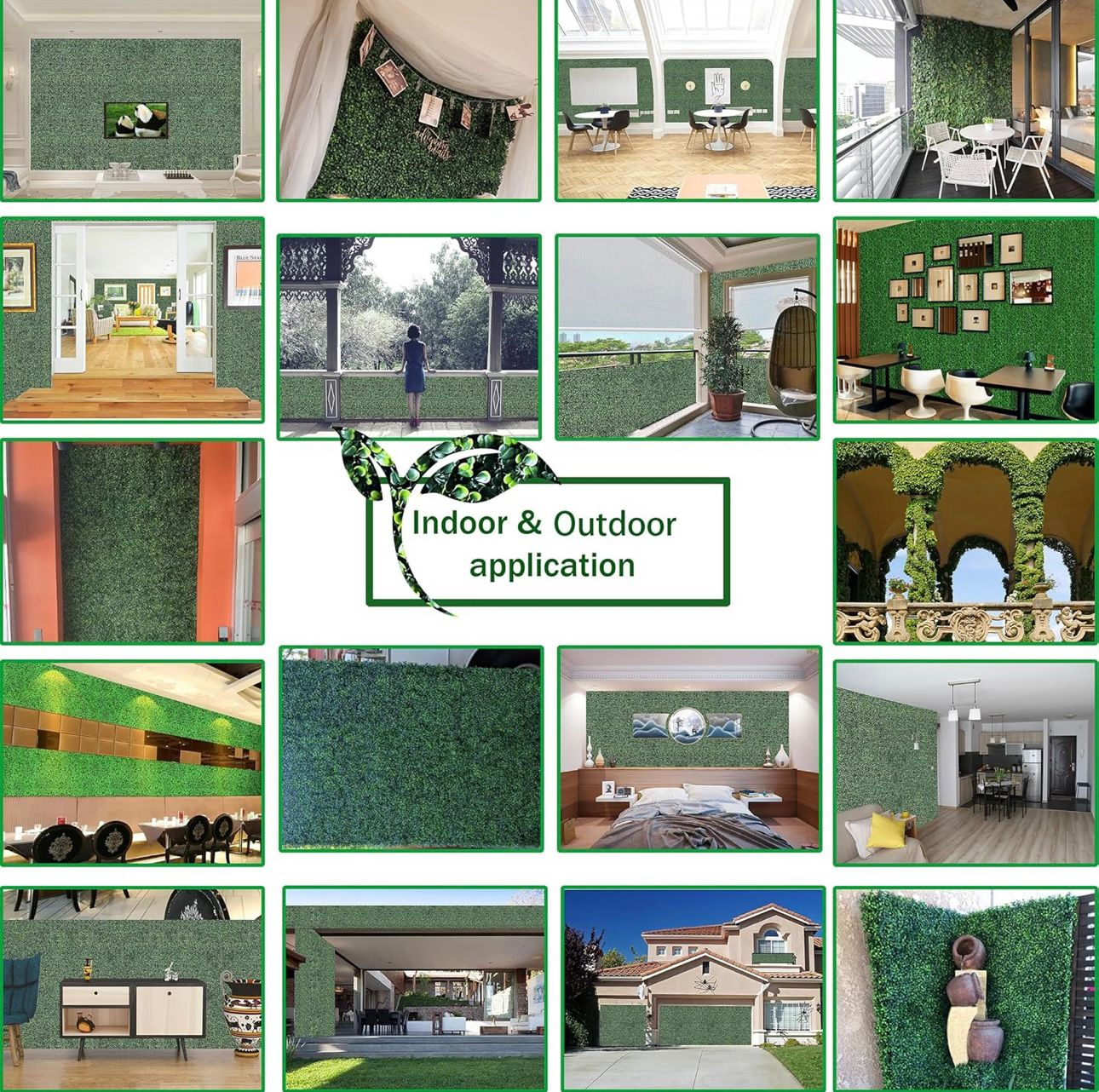 Premium umjetnu ogradu Green