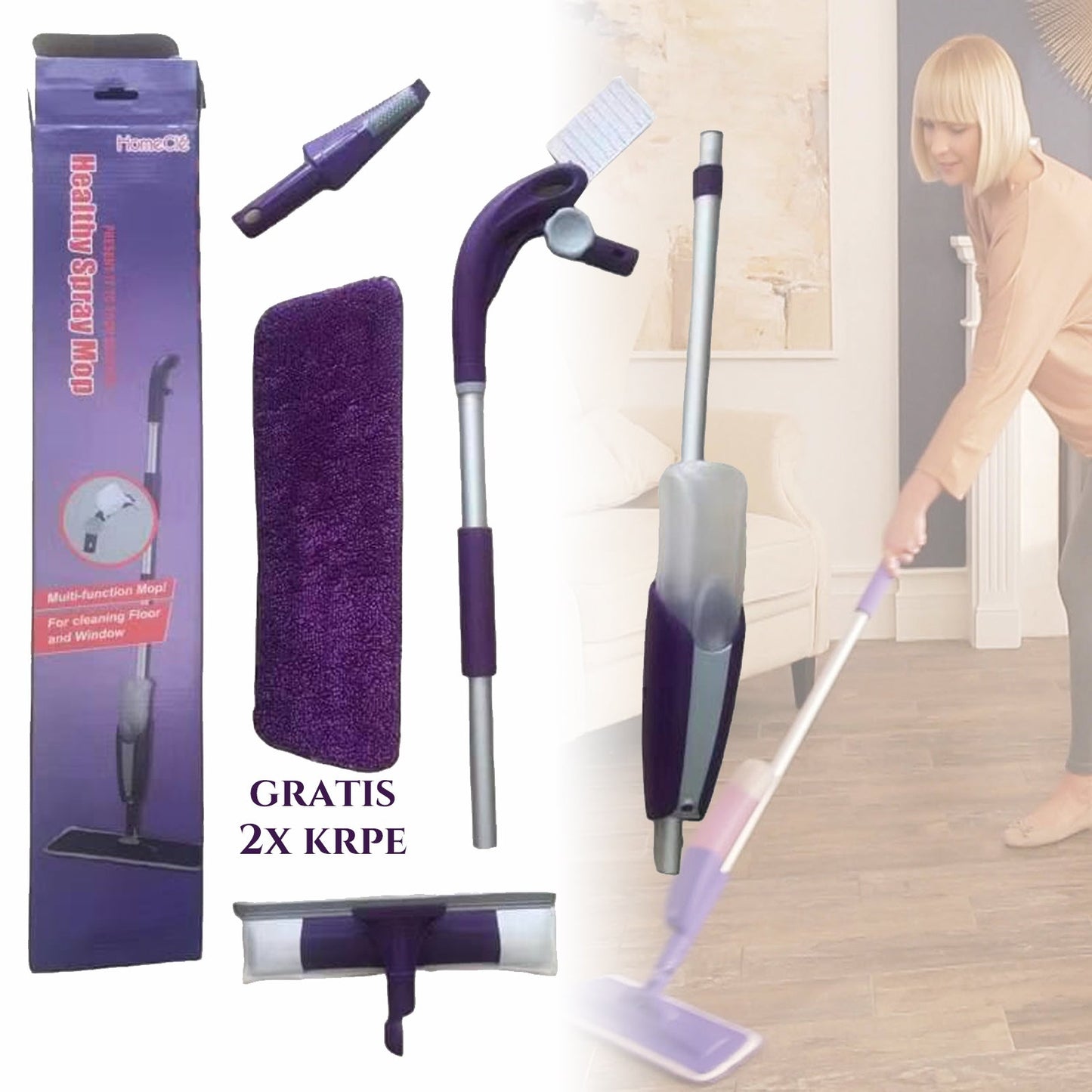 MOP V SPREJOVANÍ S 2 Utierkami ZDARMA