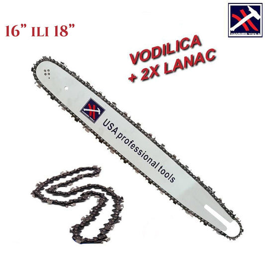 Sprievodca + 2x náradie s reťazovým kladivom