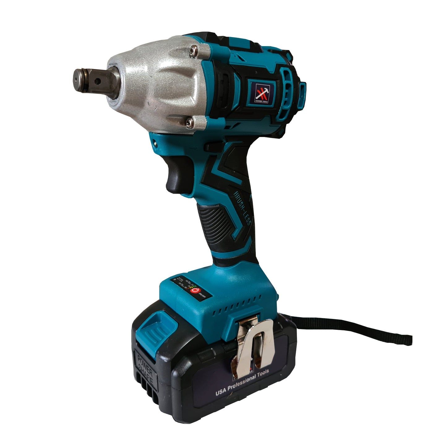 Hammer Tools Aku skrutkovač X2 Li-ion batérie + vŕtacia hlava 1,5-13mm + 5 bitov 18,19,20,21,22mm