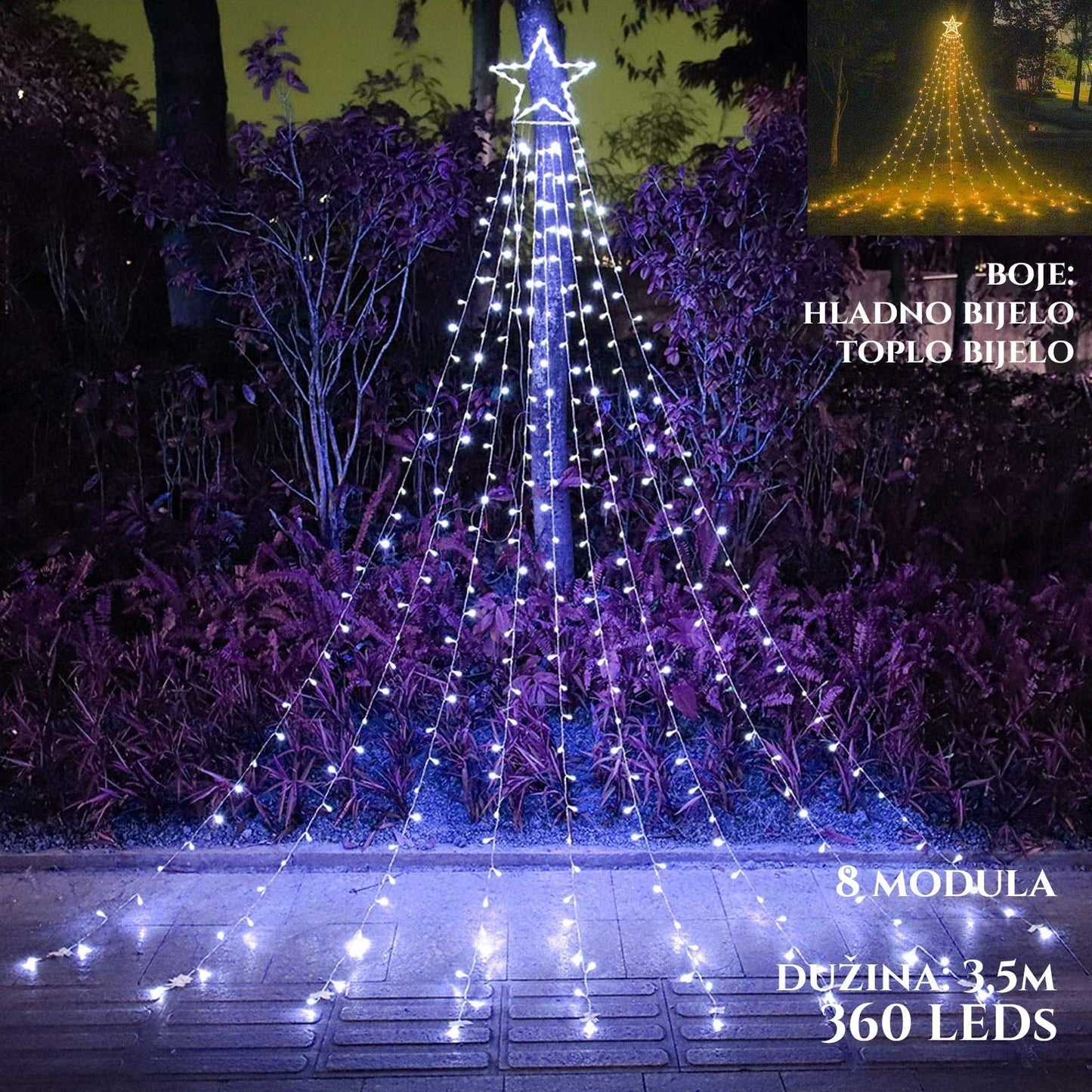 SUPER STAR S LAMPY PRE JEMNÉ 3,5M