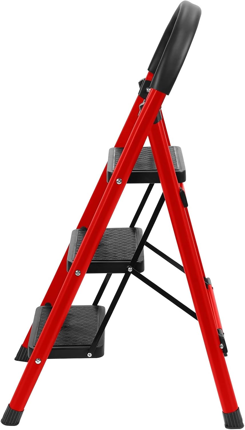 Premium sklopive aluminijske ljestve - 3 stepenice