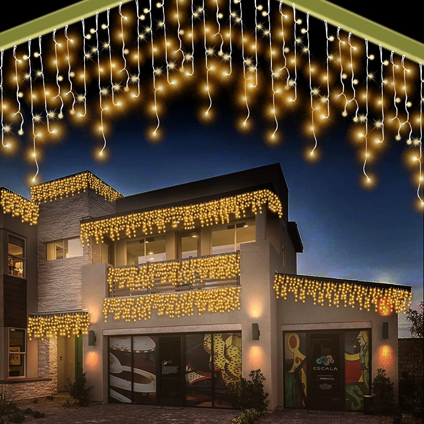 LED VIANOČNÉ ZÁVESNÉ SVETLÁ