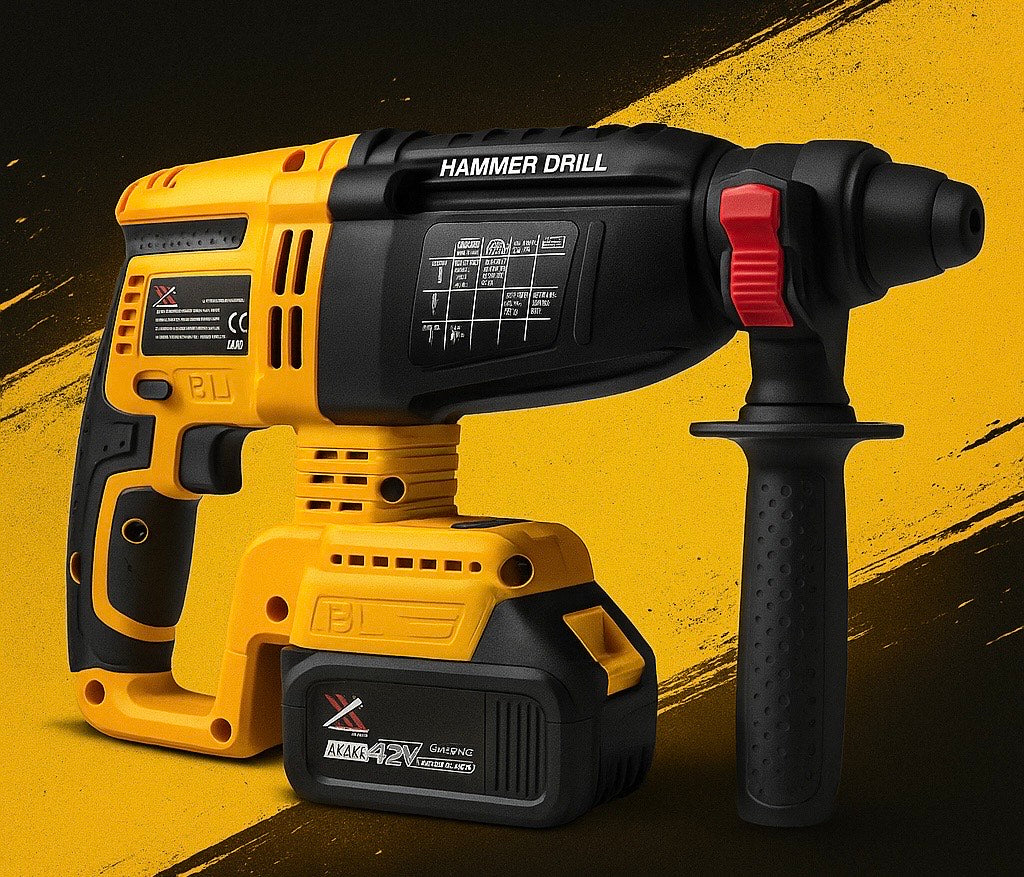 Hammer Tools 4u1 Set – Bušilica, Brusilica, Udarna Bušilica i Odvijač