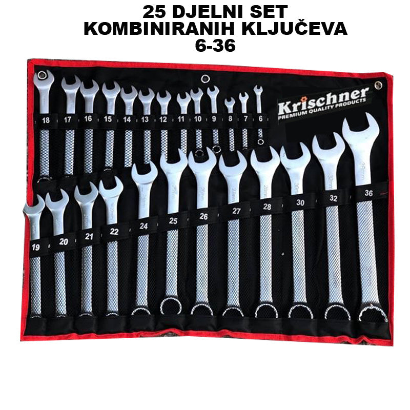 KRISCHNER 25-KUSOVÉ KĽÚČE OD 6-36mm