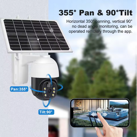 BEZPEČNOSTNÁ KAMERA SO SOLÁRNYM PANELOM 4G