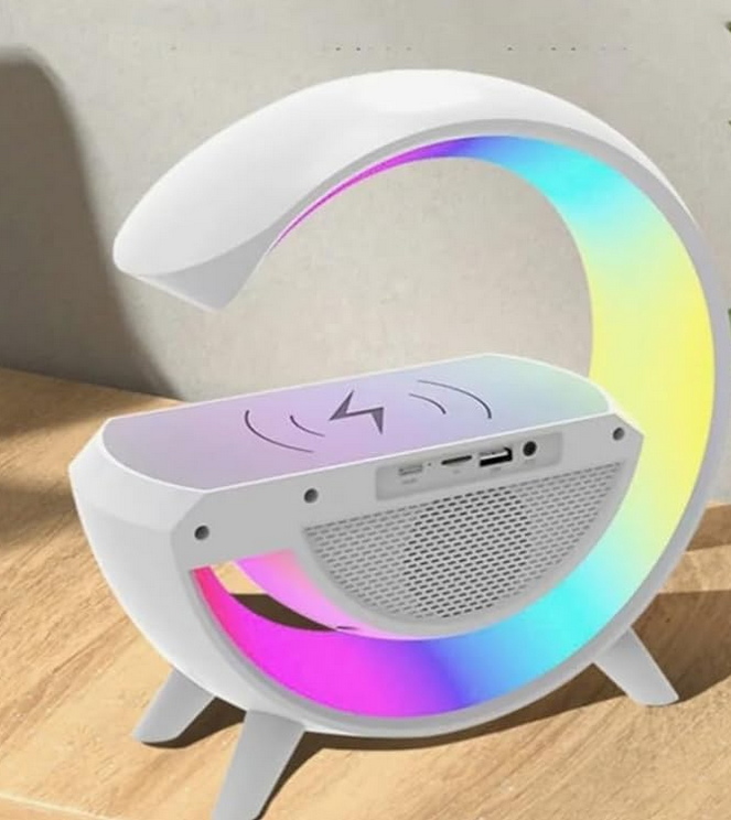 4v1 LAMPA, BEZDRÔTOVÁ NABÍJAČKA, BLUETOOTH REPRODUKTOR S HODINAMI