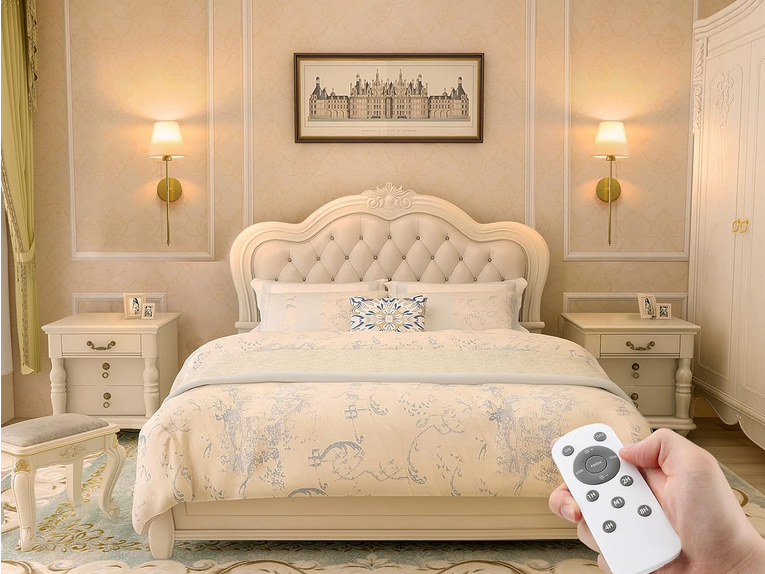 Luxe zidna lampa s daljinskim upravljanjem