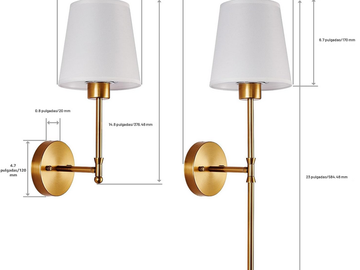 Luxe zidna lampa s daljinskim upravljanjem