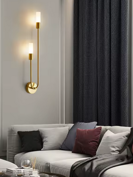 Zidna lampa Modern Duo - zlatna