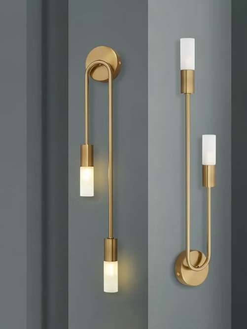 Zidna lampa Modern Duo - zlatna