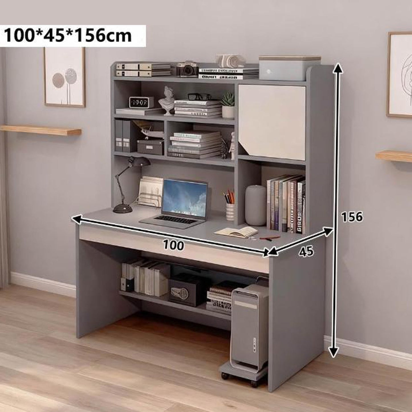 Modern radni stol s policama