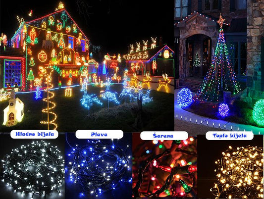 Vianočné LED svetlá a závesné svetlá