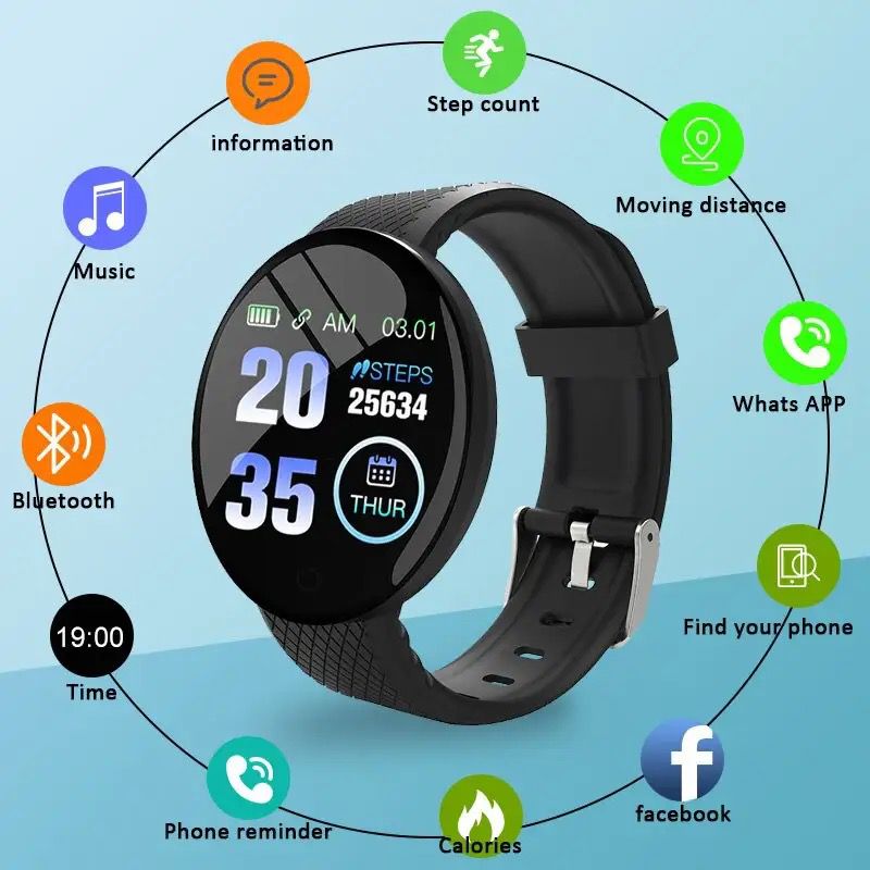 D18 BLUETOOTH SMART HODINKY