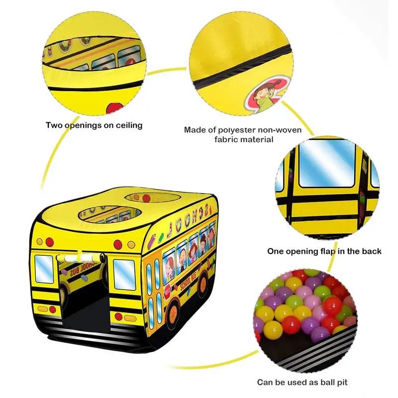 Detský byt 114X73X73 Školský autobus