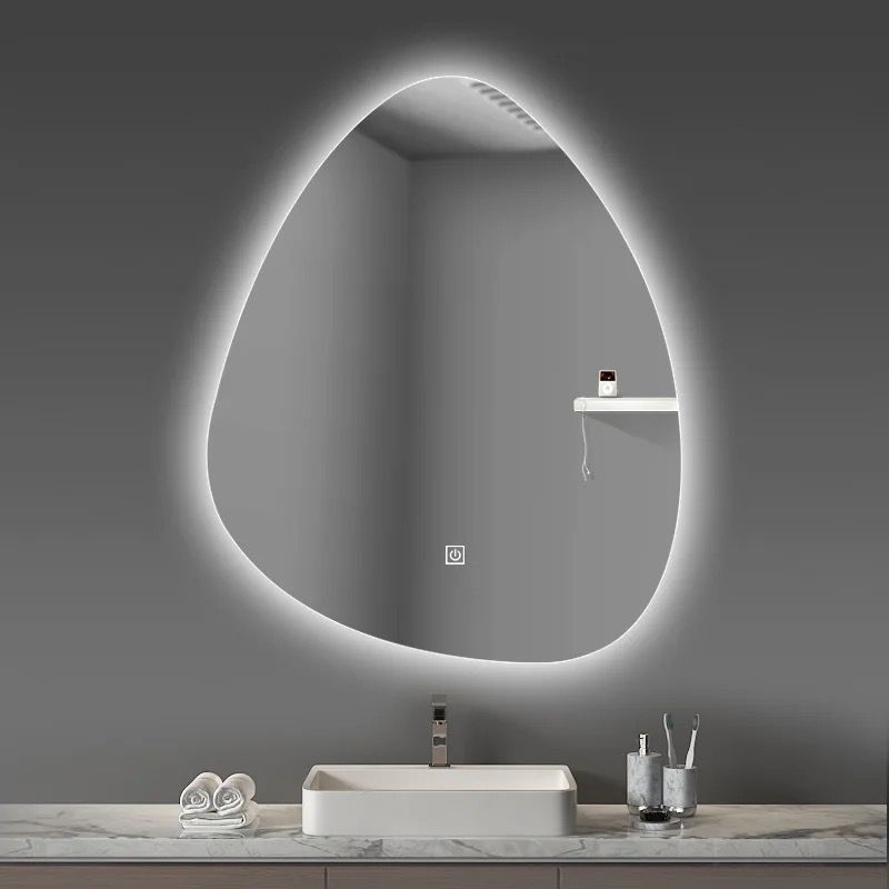 ORGANICKÉ ZRKADLO S LED OSVETLENÍM M635 80X60 CM