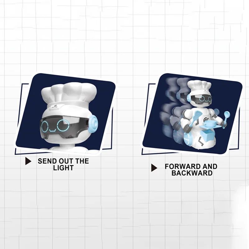 ROBOT HRAČKA KUCHÁRA S DIAĽKOVÝM OVLÁDANÍM
