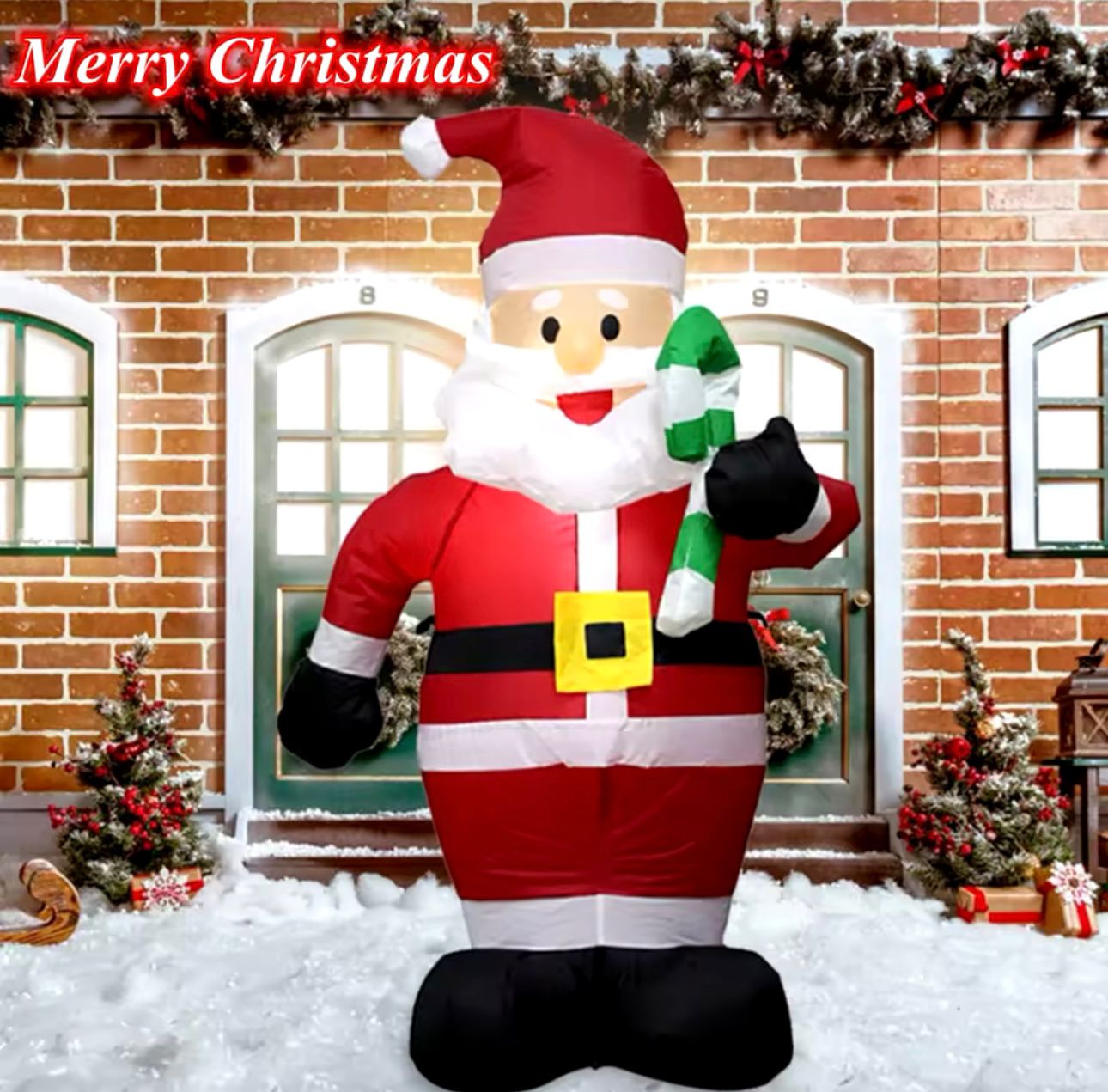 NAFUKOVACÍ SANTA CLAUS 1,2M, KTORÝ SVIETI