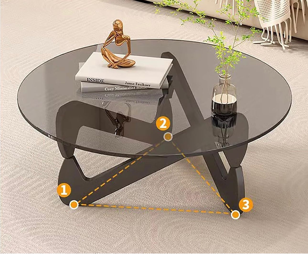 Stolić za kavu Black