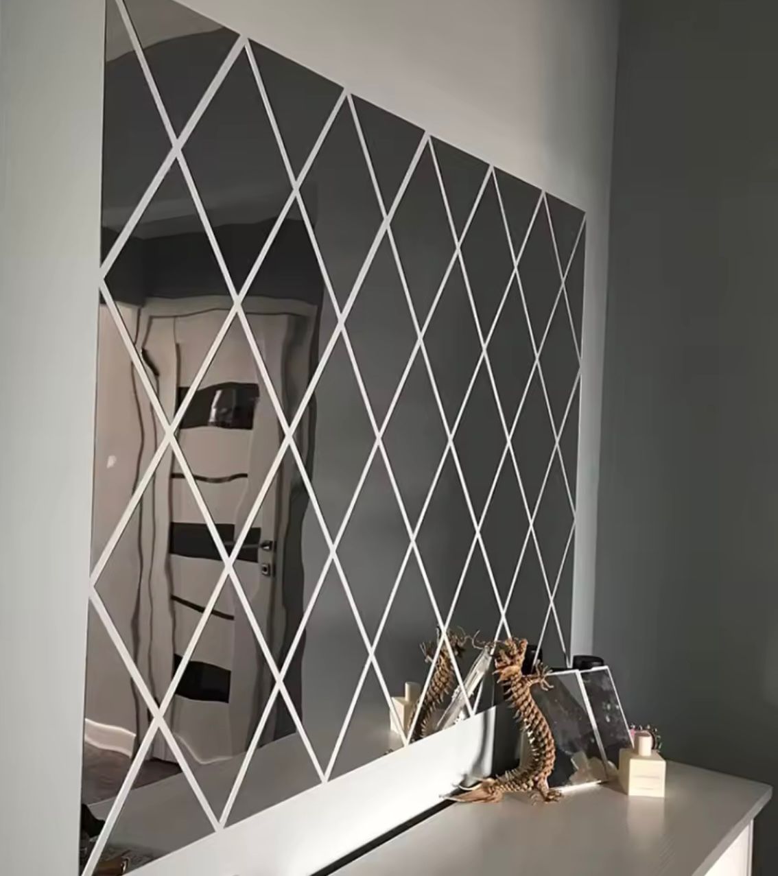 Dekorativne zidne zrcalne pločice