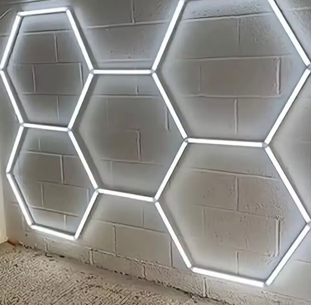 Stropni LED Hexagon 240×180 cm