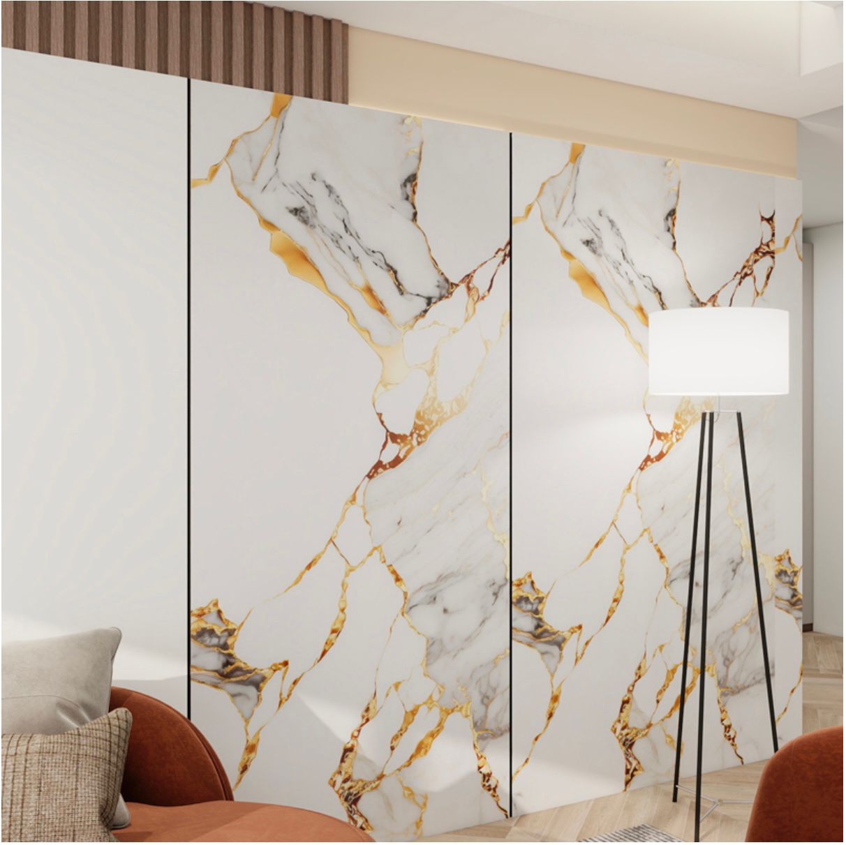 Dekorativni panel - Gold mramor