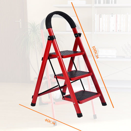 Premium sklopive aluminijske ljestve - 3 stepenice
