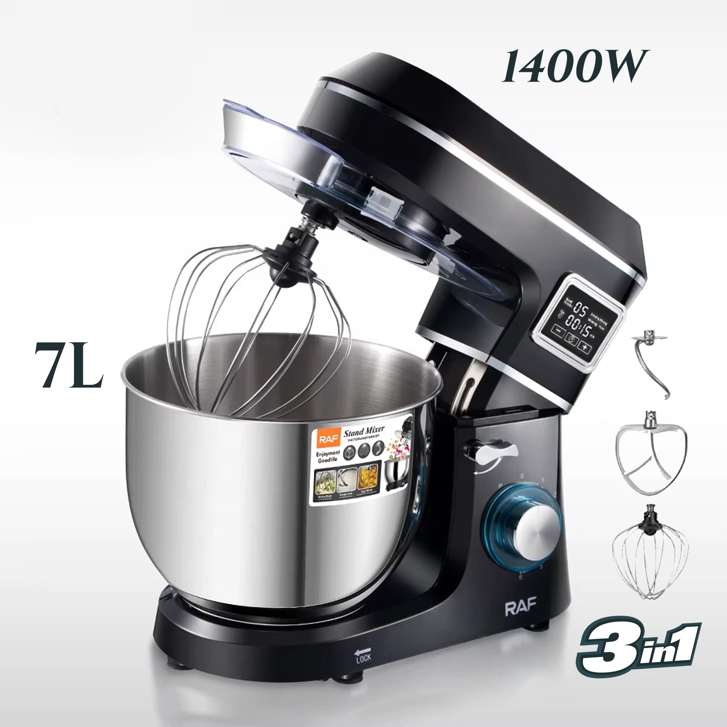 RAF Samostojeći Mikser 1400W – 7L Posuda