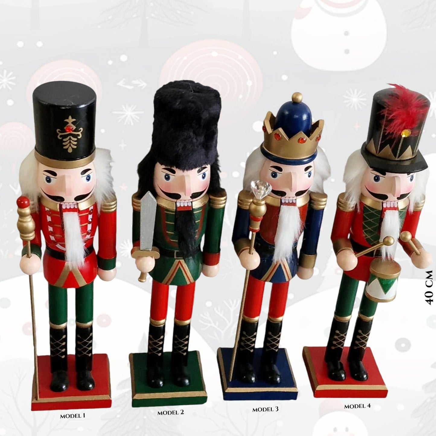 DEKORATÍVNY LUSKÚČEK 40CM RÔZNE MODELY