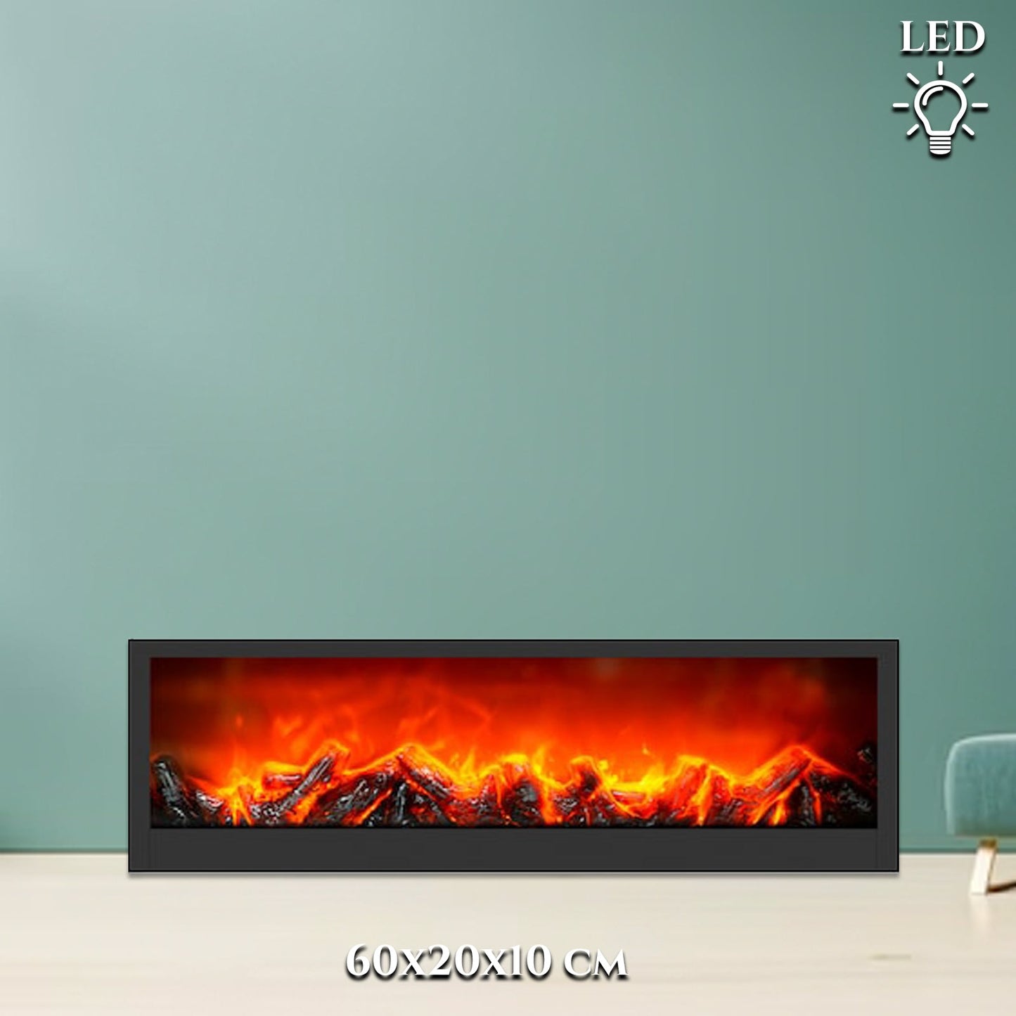 MODERNÝ DEKORATÍVNY ELEKTRICKÝ LED KRB M711