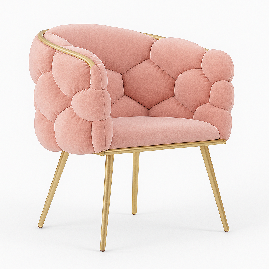 Baršunasta bubble stolica