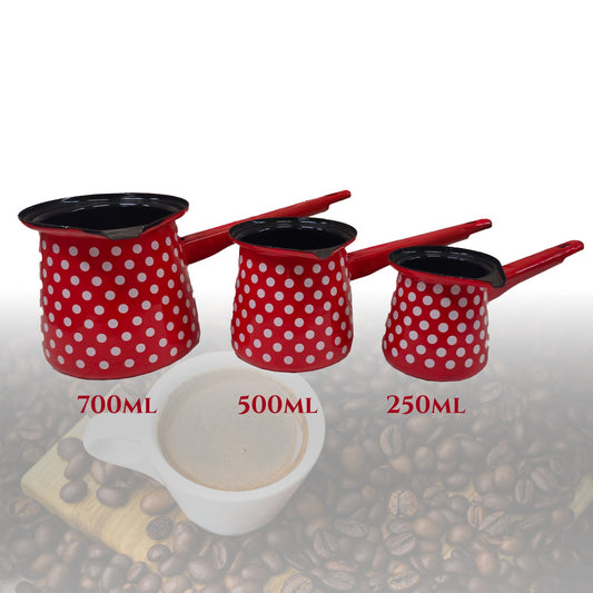 SADA 3 NEREZOVÝCH NÁDRŽÍ NA KÁVU 250/500/700ML
