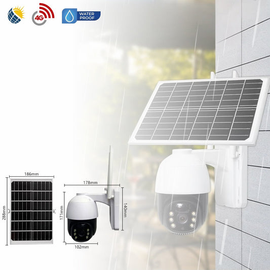BEZPEČNOSTNÁ KAMERA SO SOLÁRNYM PANELOM 4G