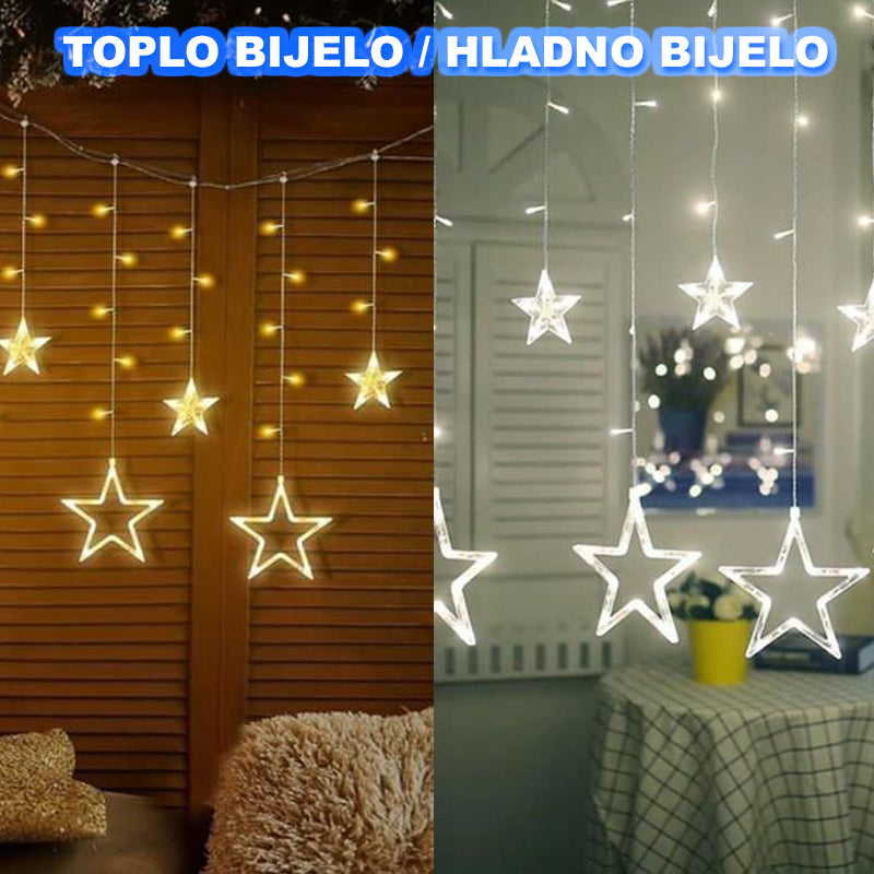 Efektný LED vianočný svetelný záves 1+1 FREE